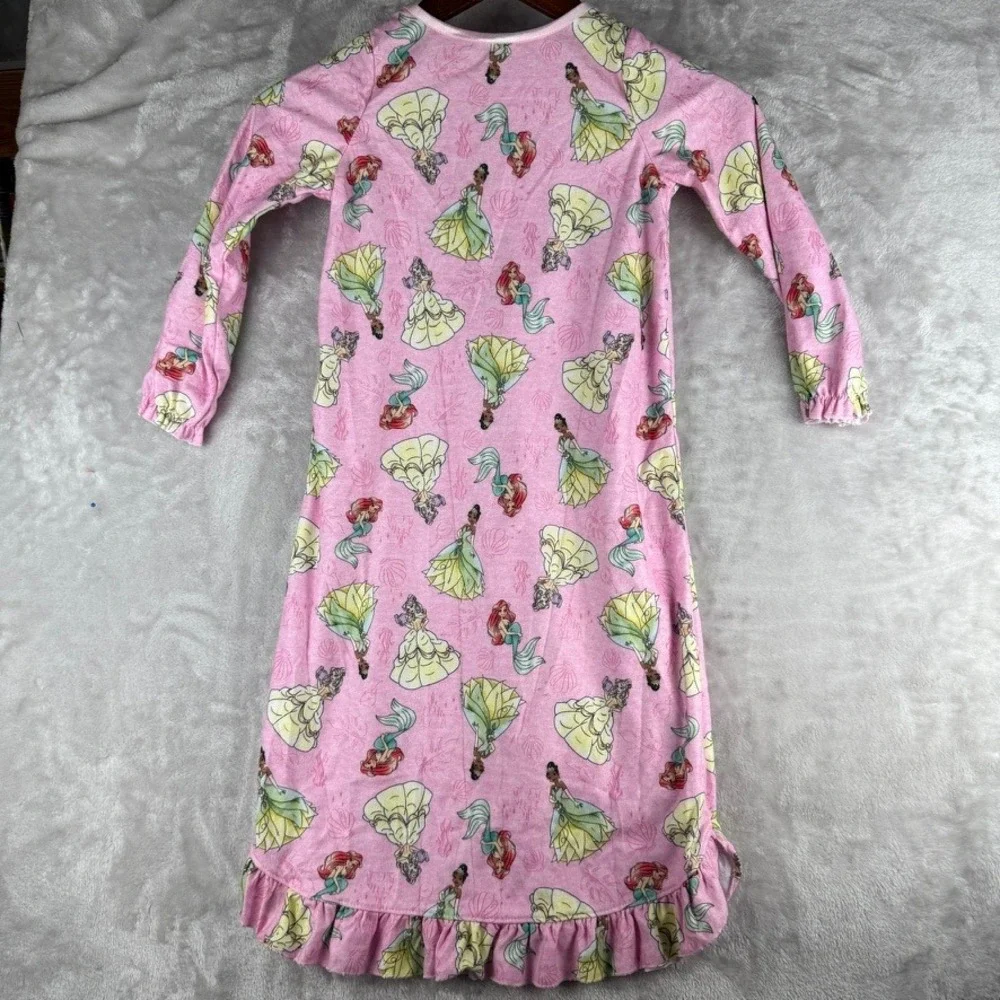 Disney Princess Pink Nightgown Long Sleeve Girls Size‎ 6 Flame Resistant